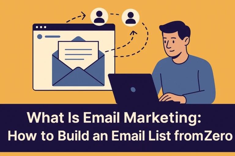 What is Email Marketing: How to Build an Email List from Zero (for Beginners)